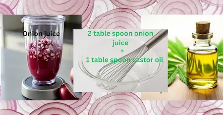 Onion Juice vs Castor Oil