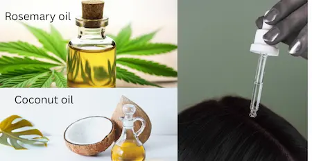 Rosemary oil serum for hair growth